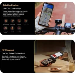 Blackview BL7000 Pro 5G orange robuste, écran FHD+ 120 Hz, 8 Go RAM, 512 Go, touche latérale rapide et NFC pour paiements et accès rapides