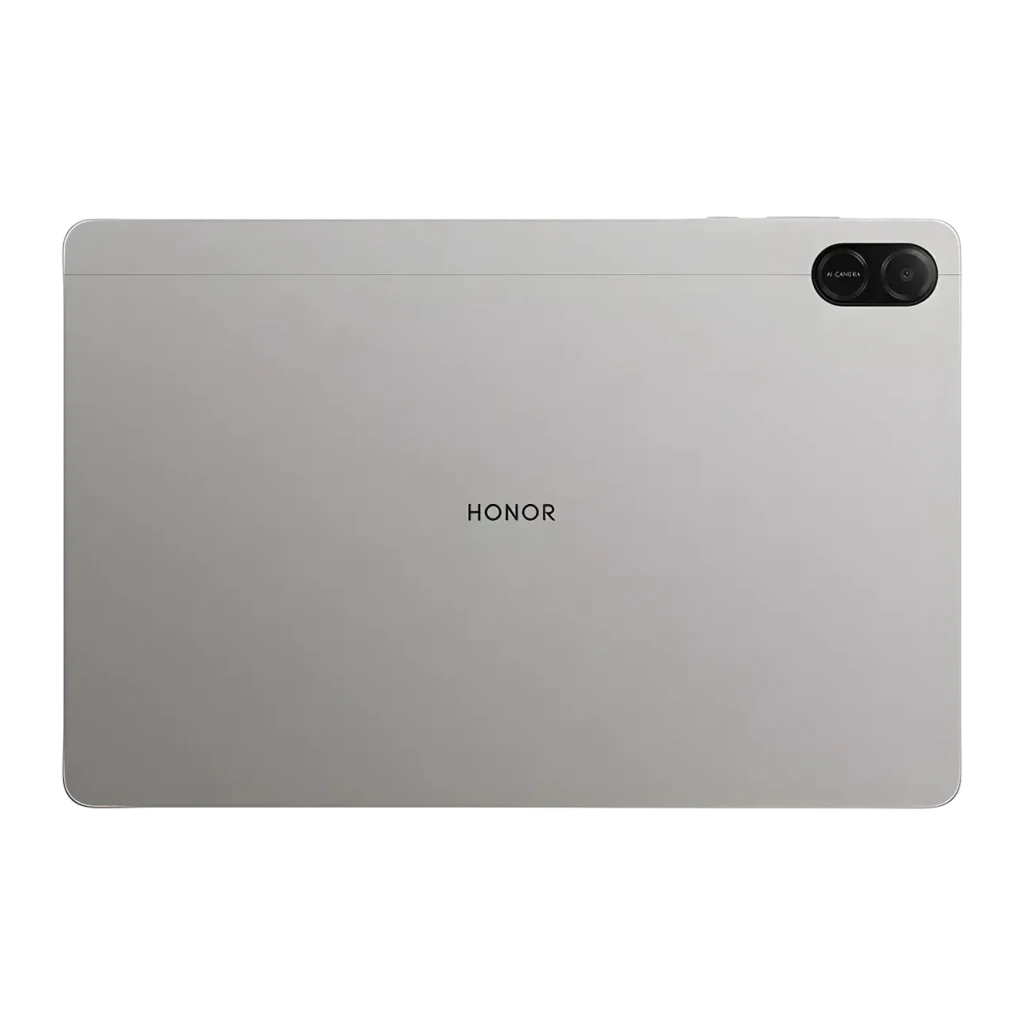 HONOR Pad X8b 4Go/128Go Gris Sidéral Spatial 4G 11 pouces IPS 90Hz Snapdragon 680, vue arrière: dos gris mat avec logo HONOR