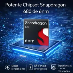 HONOR Pad X8b 4Go/128Go Gris Sidéral Spatial 4G 11 pouces IPS 90Hz Snapdragon 680, détail: puce Snapdragon 680 6nm