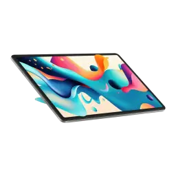 HONOR Pad X8b 4Go/128Go Gris Sidéral Spatial 4G 11 pouces IPS 90Hz Snapdragon 680, vue avant en angle: écran allumé fond