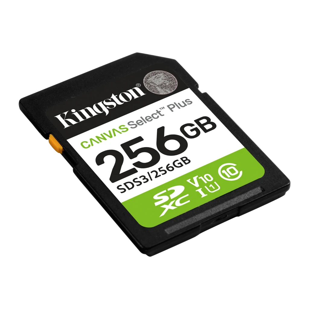 Kingston Canvas Select Plus SDXC 256GB, emballage avant: boîte verte avec carte SD en blister, 150MB/s U1 V10 - Ítem2