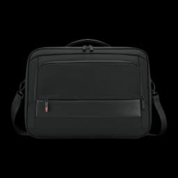 Lenovo Pasta ThinkPad Professional Topload Gen 2 16" preto, vista frontal: bolso dianteiro com fecho vermelho e logótipo
