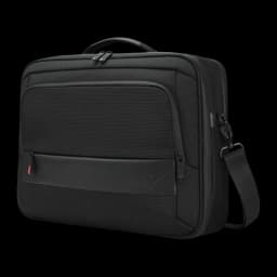 Lenovo Pasta ThinkPad Professional Topload Gen 2 16" preto, vista em ângulo: lado direito, alça de ombro e profundidade da