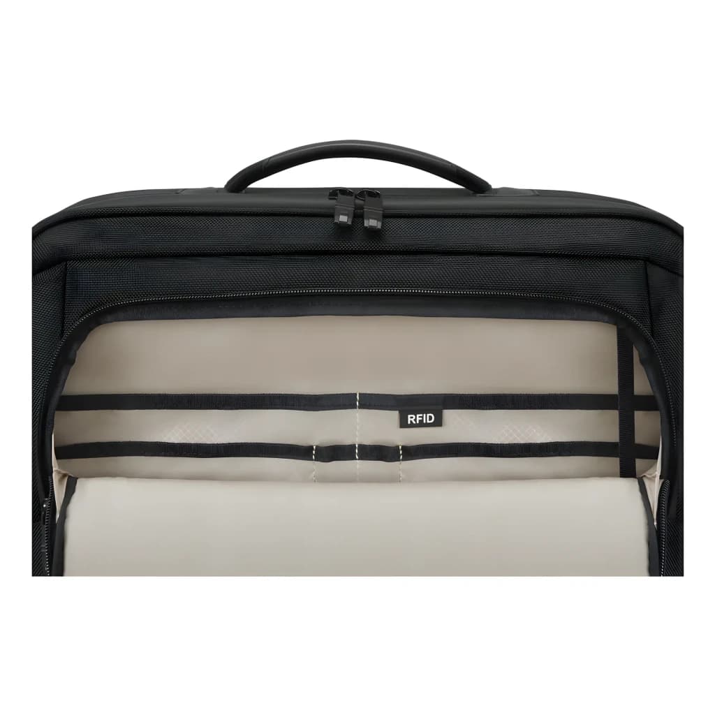 Lenovo Mala ThinkPad Professional Topload Gen 2 16" preto, interior: compartimento acolchoado com bolso RFID visível