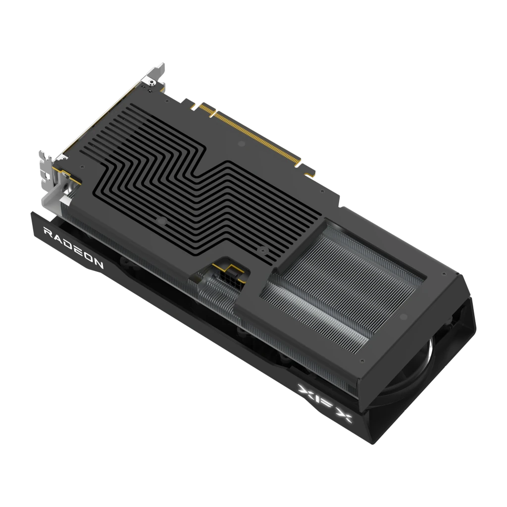 XFX Mercury Radeon RX 9060 XT OC Gaming 16GB noir, carte verticale avec boîte: trois ventilateurs frontaux, bande blanche et - Ítem2