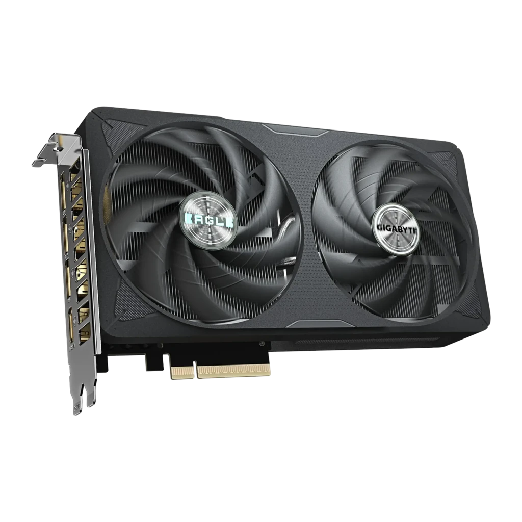 Gigabyte GeForce RTX 5060 Ti Eagle OC 16GB noir, carte avec boîte: packaging orange et vert Eagle OC 16G à côté du GPU en - Ítem2