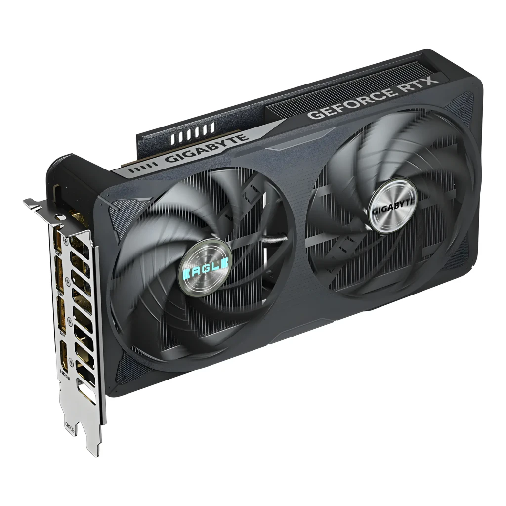 Gigabyte GeForce RTX 5060 Ti Eagle OC 16GB noir, carte avec boîte: packaging orange et vert Eagle OC 16G à côté du GPU en - Ítem5