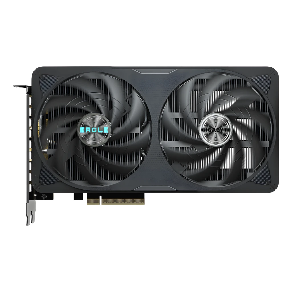 Gigabyte GeForce RTX 5060 Ti Eagle OC 16GB noir, carte avec boîte: packaging orange et vert Eagle OC 16G à côté du GPU en - Ítem1