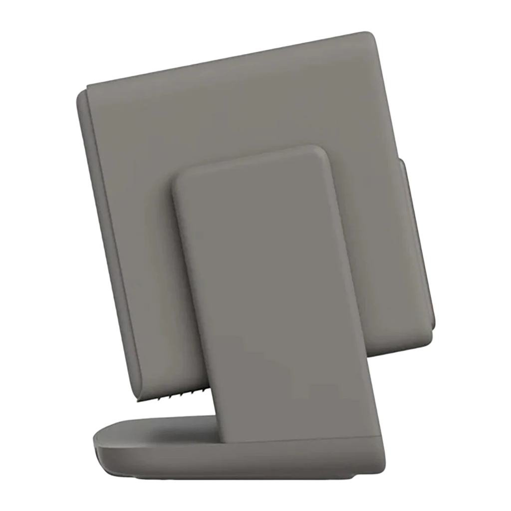 XGIMI Horizon 20 Pro 128GB gris, vista trasera: panel posterior liso con soporte integrado, sin puertos visibles