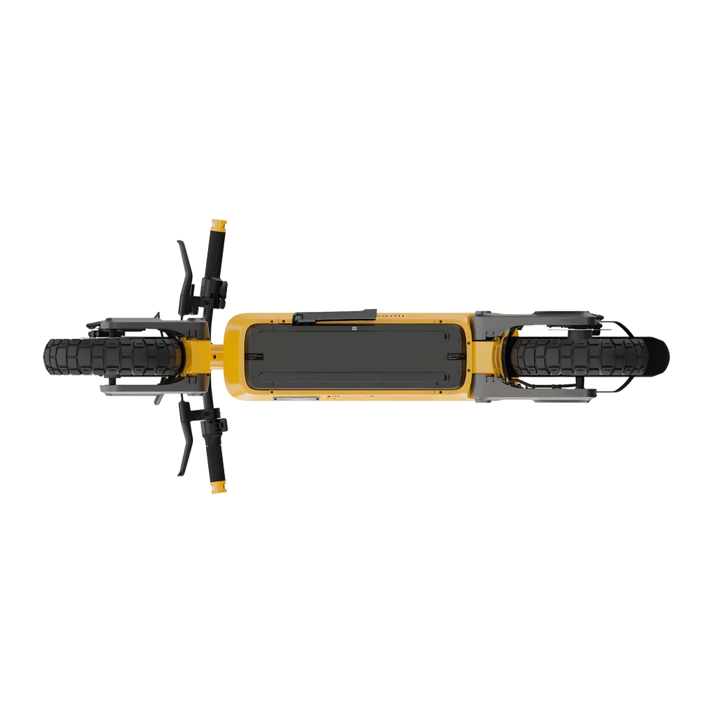 Xiaomi Electric Scooter 6 Ultra GL Negro Amarillo, vista lateral: patinete completo con chasis amarillo, manillar negro y - Ítem3