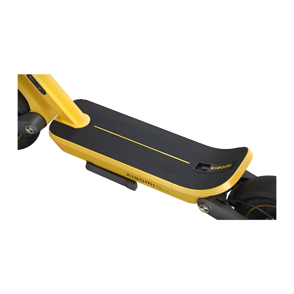Xiaomi Electric Scooter 6 Ultra GL Negro Amarillo, vista lateral: patinete completo con chasis amarillo, manillar negro y - Ítem7