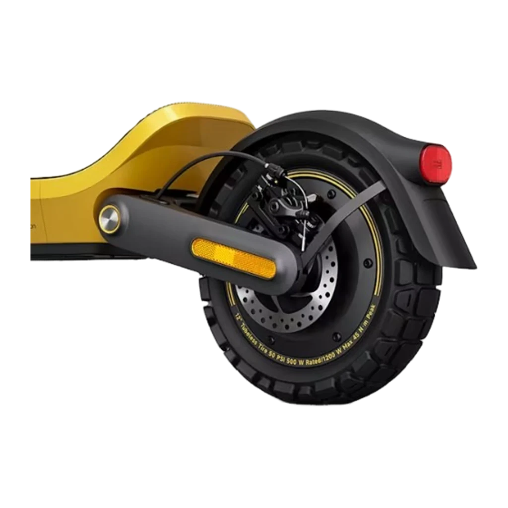 Xiaomi Electric Scooter 6 Ultra GL Negro Amarillo, vista lateral: patinete completo con chasis amarillo, manillar negro y - Ítem5