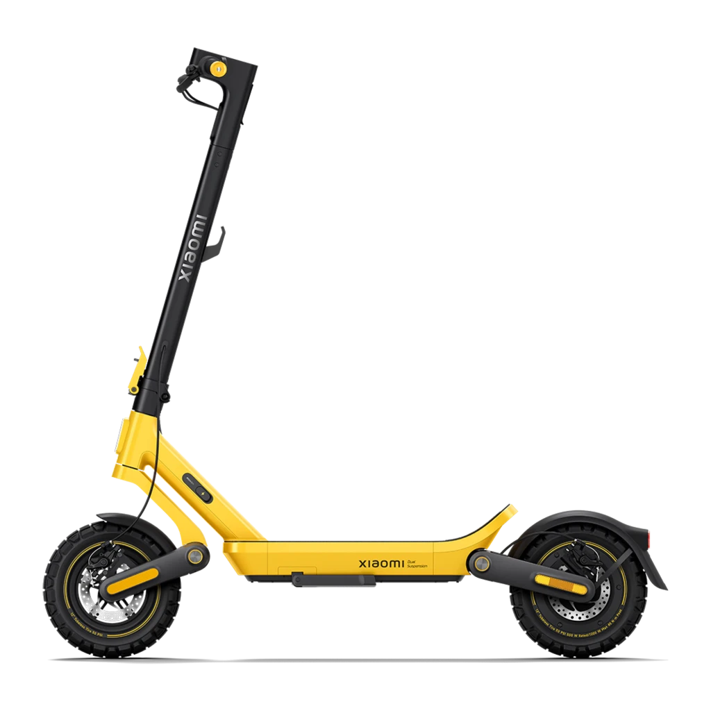 Xiaomi Electric Scooter 6 Ultra GL Negro Amarillo, vista lateral: patinete completo con chasis amarillo, manillar negro y - Ítem1
