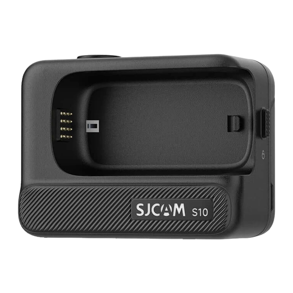 Cámara Deportiva SJCAM S10 4K 30fps, 128GB, lente gran angular, pantalla trasera a color, botón rojo frontal, cuerpo negro robusto, SteadyMotion 2.0, - Ítem4