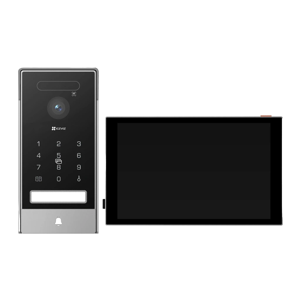 Videoportero EZVIZ HP7 Pro con cámara 4K, panel táctil de 8 pulgadas, teclado numérico iluminado, altavoz frontal y diseño metálico elegante - Ítem2
