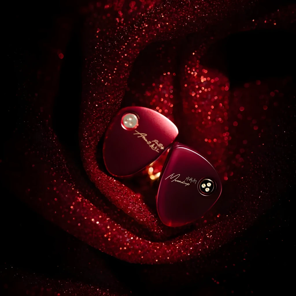 Auriculares MOONDROP Aria 2 In-Ear en aluminio rojo, carcasas triangulares, conectores balanceados 4.4 mm y 3.5 mm, cable trenzado plateado desmontable - Ítem8