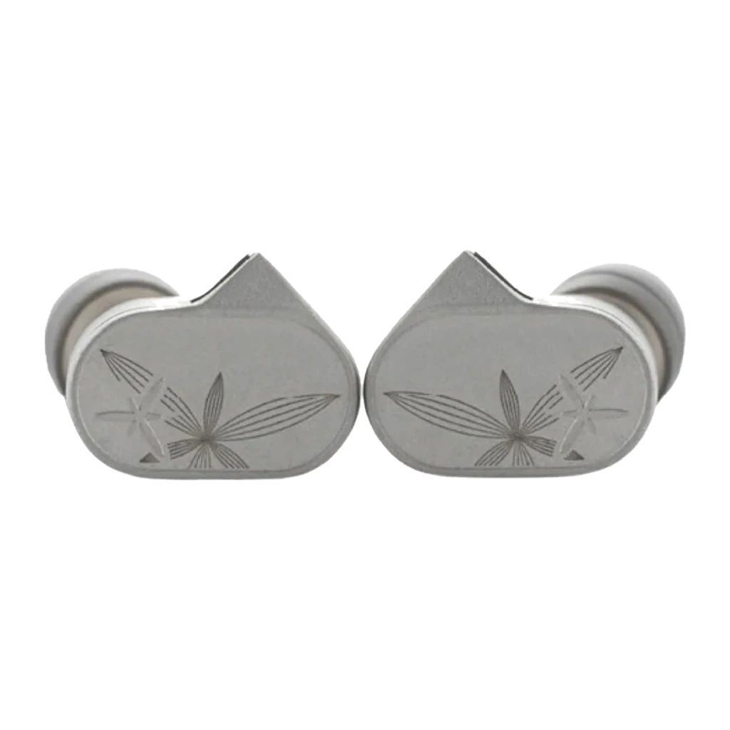 Auriculares Moondrop Lan II REF IEM con jack balanceado 4,4 mm, carcasas grises con patrón estelar grabado y cables trenzados plateados desmontables - Ítem6