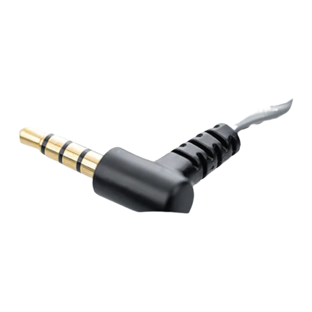 Câble Moondrop MC1 3.5 mm avec microphone, connecteurs 2‑Pin, cuivre OFC 4N argenté, prise coudée dorée, gaine torsadée et télécommande intégrée - Ítem2