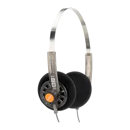 Casque Moondrop Old Fashioned on-ear métallique, arceau fin poli, oreillettes rondes en mousse, transducteur 40 mm, câble jack 3,5 mm avec design rétro