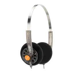 Casque Moondrop Old Fashioned 4.4mm on-ear ouvert avec arceau métallique fin, coques grillagées rétro, coussinets en mousse noirs et connecteur 4.4 mm
