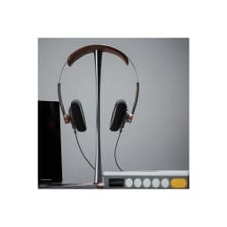 Casque Moondrop Old Fashioned Type C supra auriculaire ouvert avec arceau cuir, grilles métalliques, coussinets en tissu, câble détachable, support élégant