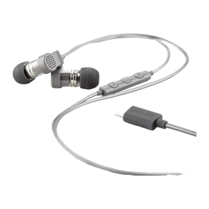Auriculares Moondrop Quark 2 In-Ear con carcasa metálica, almohadillas de silicona, control en cable, micrófono integrado y conector USB-C 32bit/384kHz