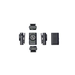 Microphone Hollyland Lark M2 Combo Sans Fil à Pince avec émetteurs compacts, récepteur central, clips aimantés, voyants LED verts et ports latéraux
