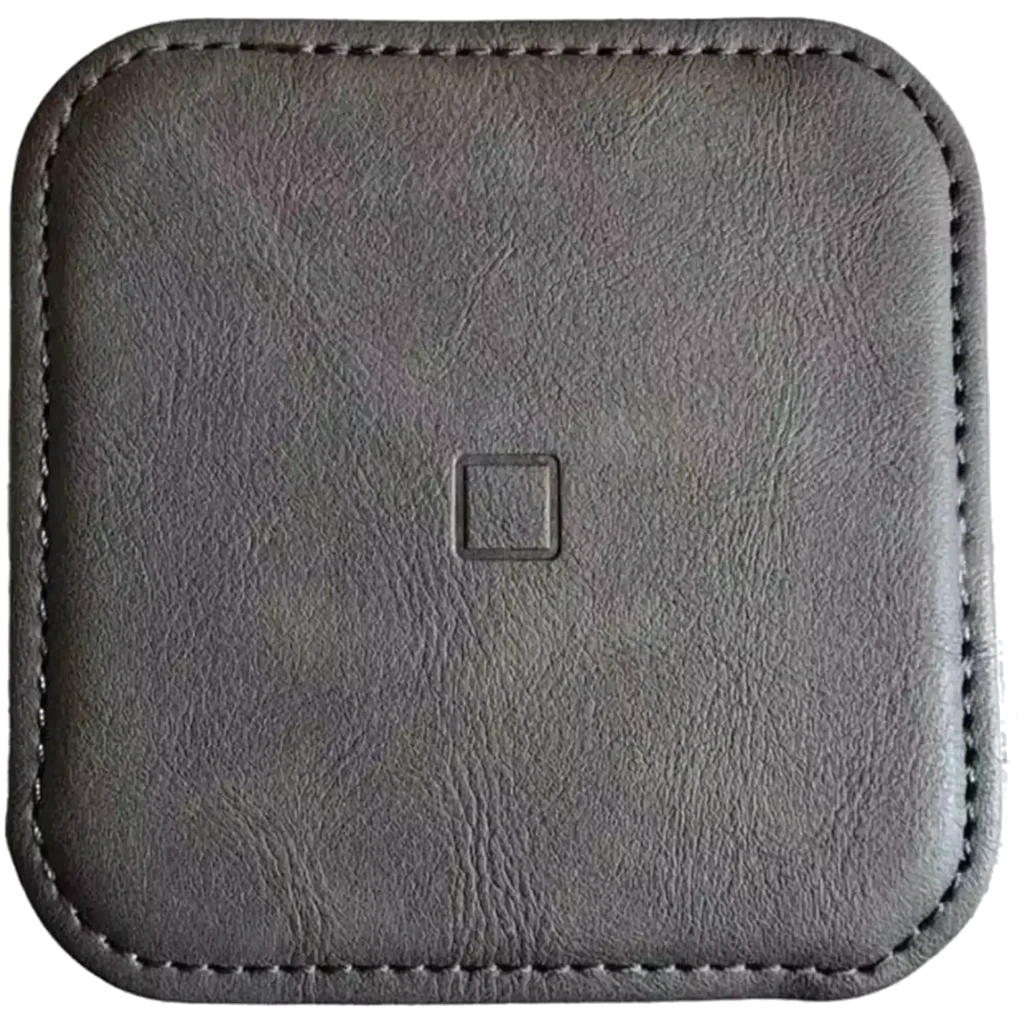Étui Timekettle W4 Pro Carrying Case rigide intérieur doux en similicuir gris, format carré compact, bords cousus et logo Timekettle embossé au centre - Ítem1