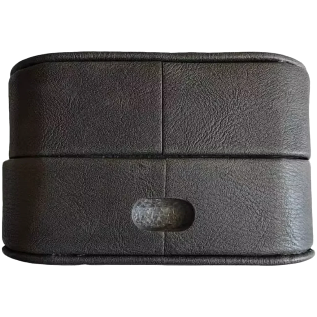 Étui Timekettle W4 Pro Carrying Case rigide intérieur doux en similicuir gris, format carré compact, bords cousus et logo Timekettle embossé au centre - Ítem2