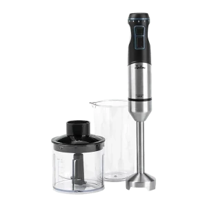 Jata Batidora de Mano JEBT1791 1500W Negro Acero inoxidable, set completo: batidora, vaso medidor y picadora