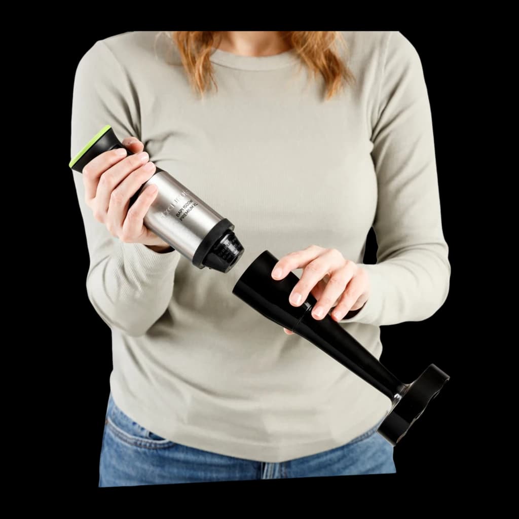Taurus Mixeur BAPI 1500 XL Luxe Fullset inox noir, utilisation: mains assemblant corps moteur et bras mixeur