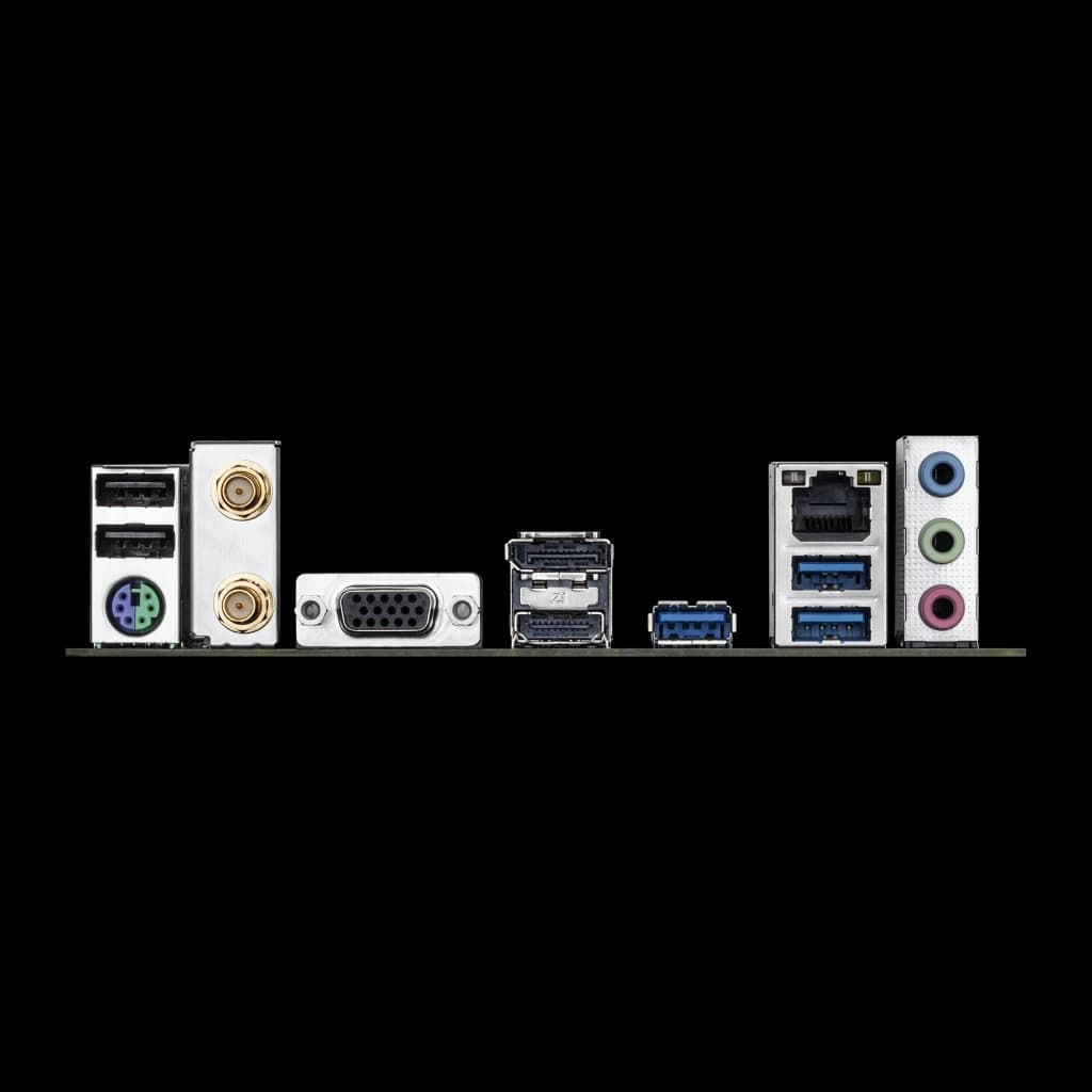 Gigabyte B760M D3HP WiFi6, panel trasero: puertos PS/2, USB, VGA, DisplayPort, HDMI, LAN, USB 3.0 y audio