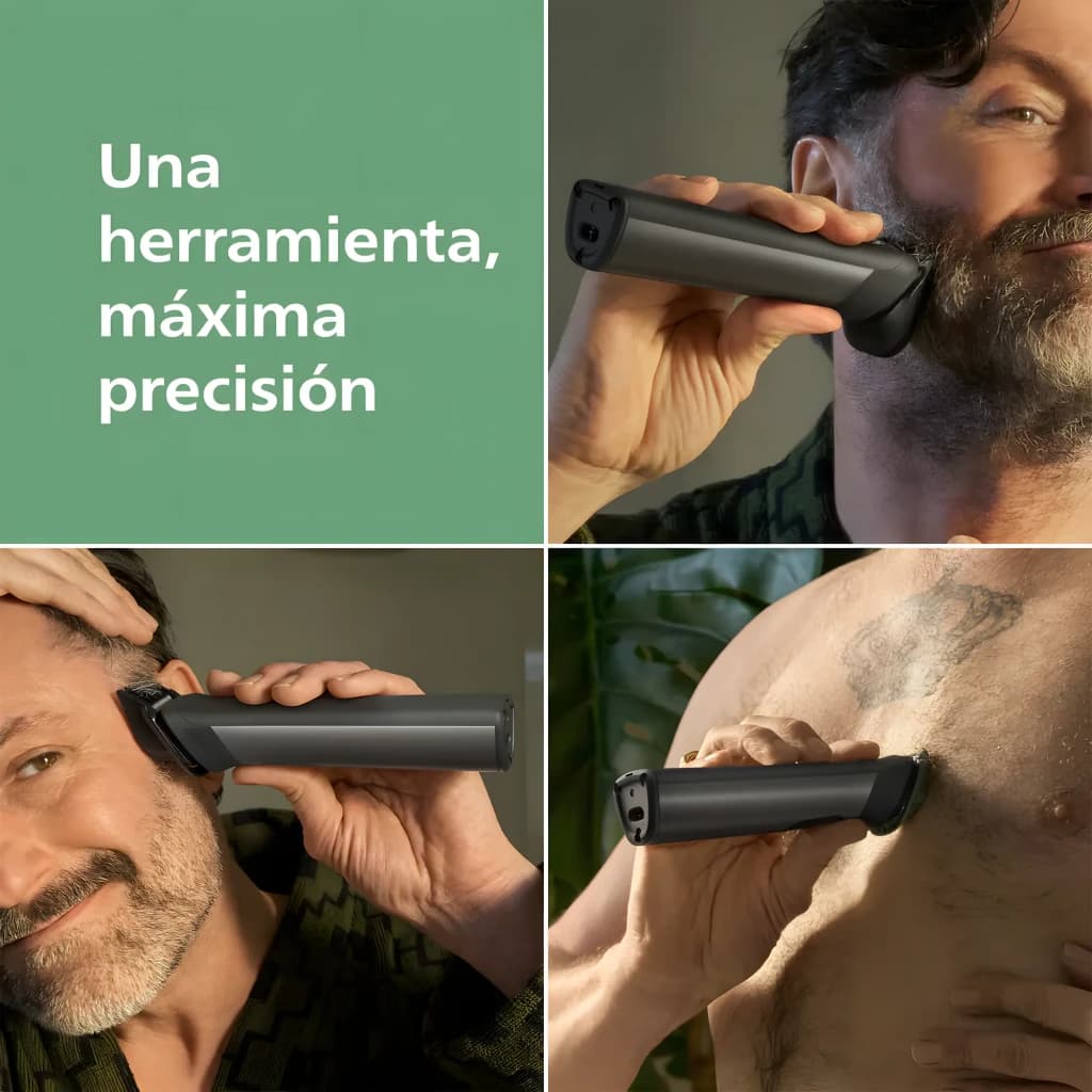 Philips Tondeuse All-in-One MG7921 Série 7000 Gris, utilisation: collage homme taillant barbe, cheveux et corps