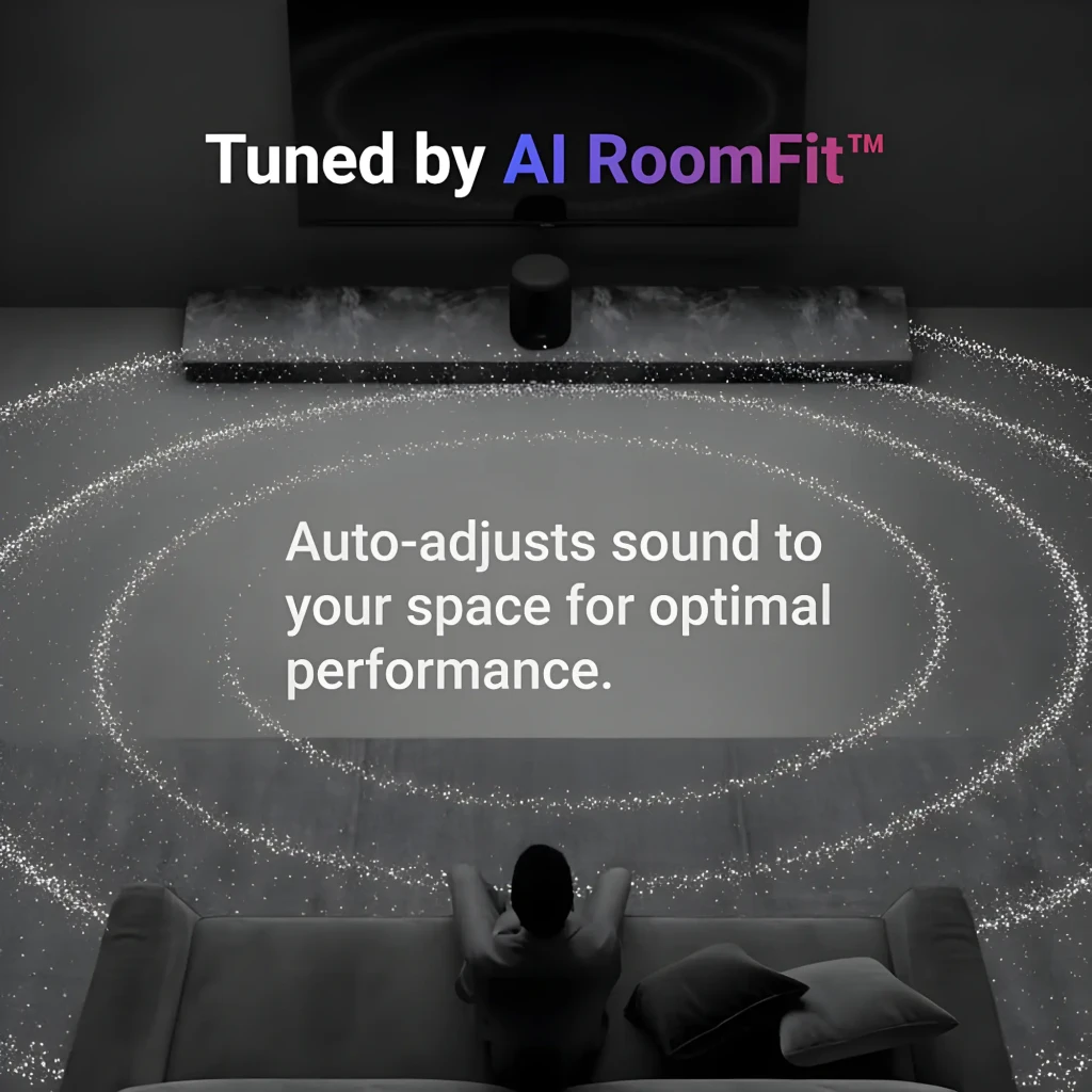 WiiM Sound Lite Blanco, vista frontal: cuerpo cilíndrico con rejilla de tela y logo WiiM en la base - Ítem5