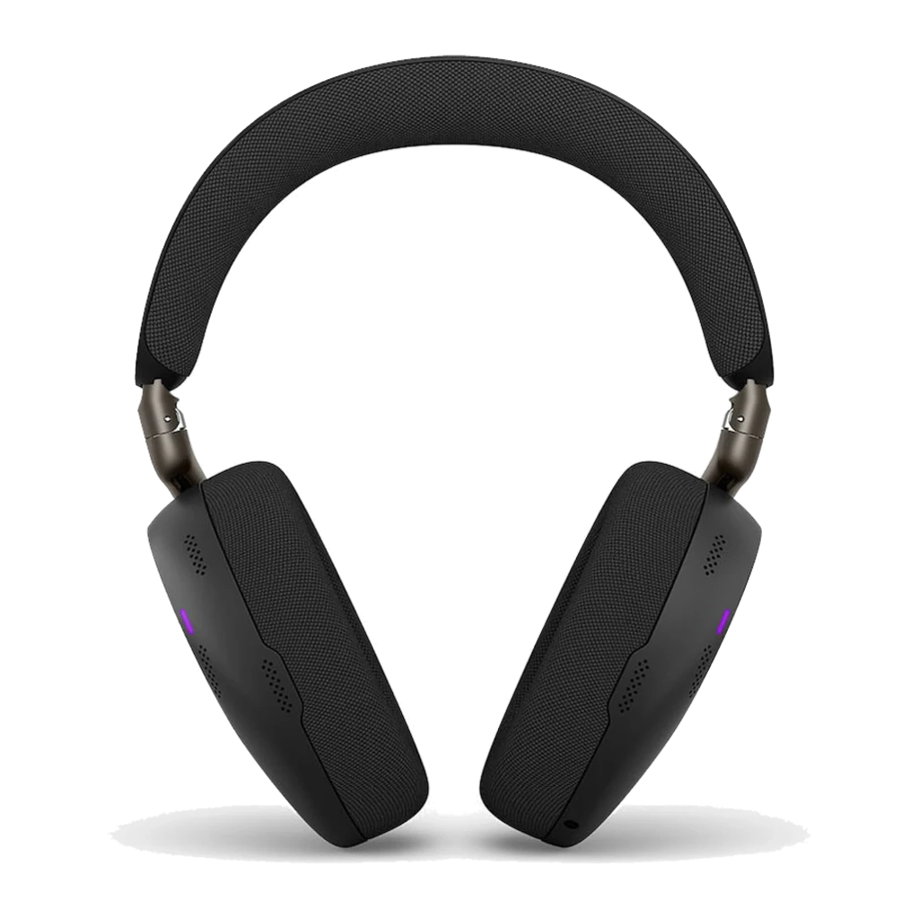 Jabra Evolve3 85 negro, perfil lateral: auriculares con cable USB-C y indicador LED verde - Ítem1
