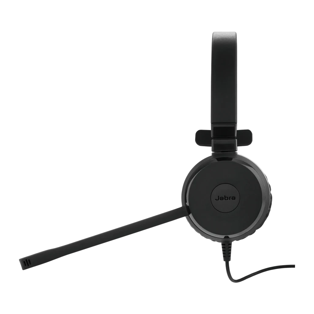 Jabra Evolve 30 II Monoaural Negro, vista lateral derecha: auricular con micrófono boom y banda ajustable - Ítem3