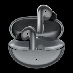 Honor Choice Earbuds S8 Gris, vista frontal: estuche abierto con ambos auriculares en su interior