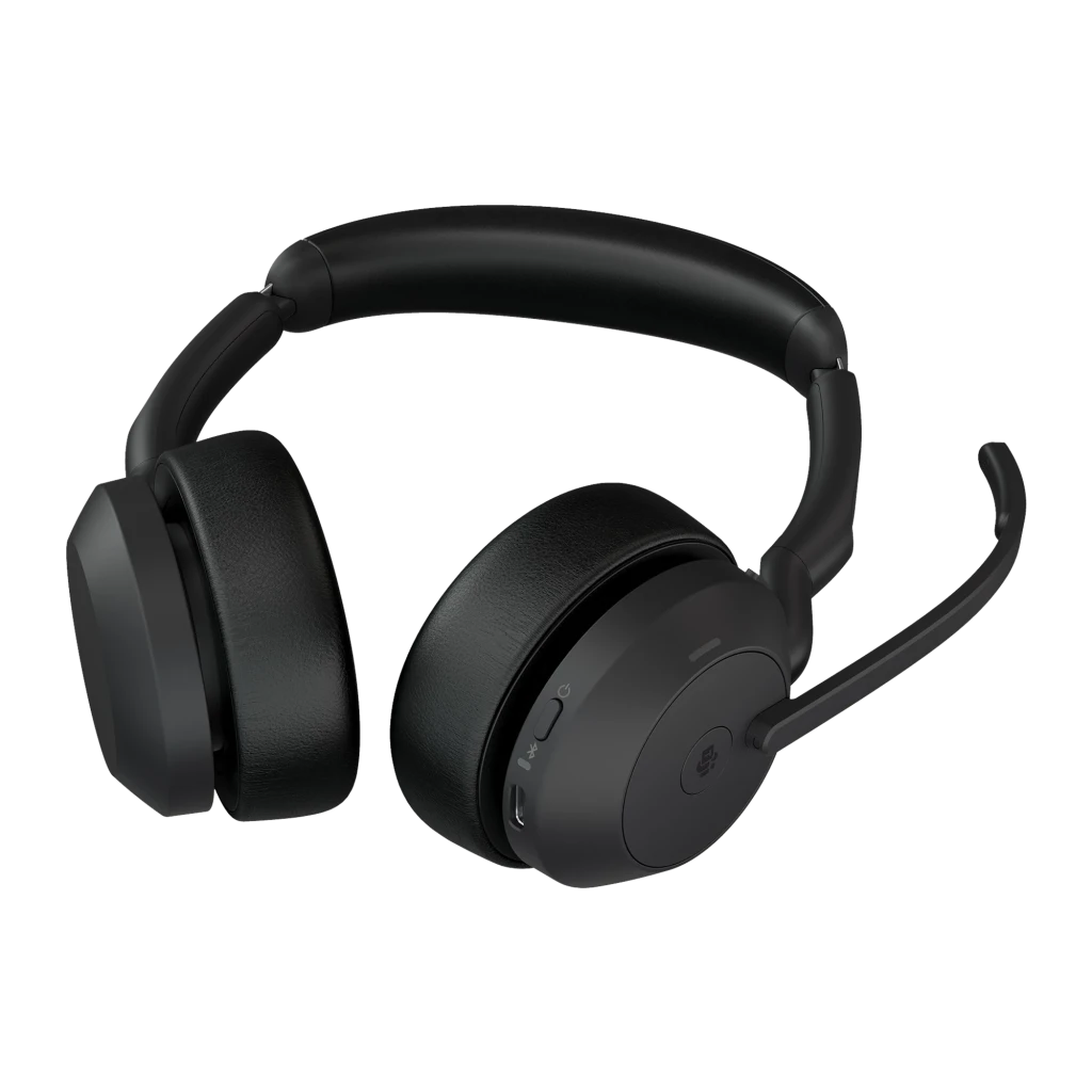Jabra Evolve2 55 MS Stereo negro con base, kit: auriculares montados en estación de carga - Ítem2