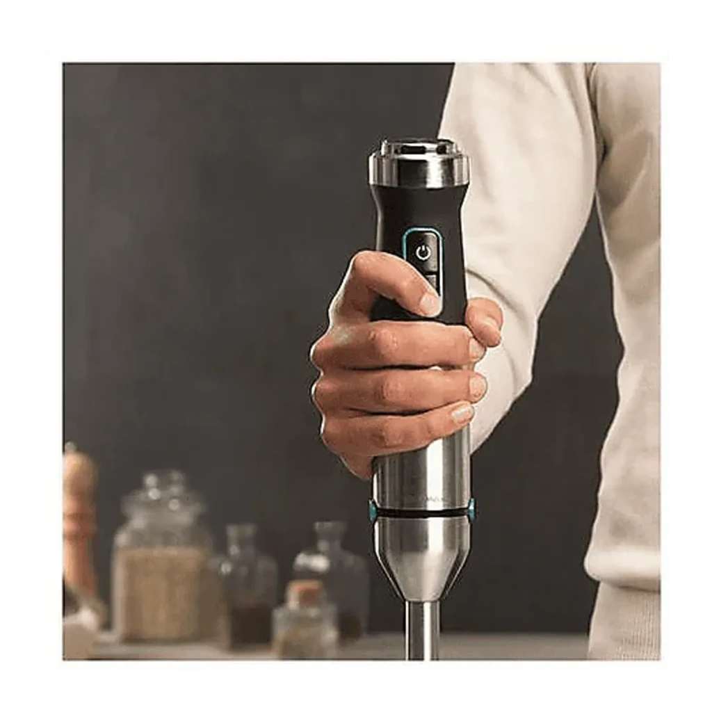 Cecotec Power TitanBlack 1500 XL negro, vista frontal: batidora de mano con vaso medidor transparente incluido - Ítem1