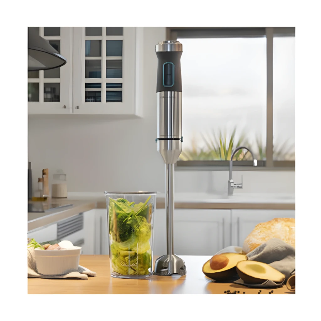 Cecotec Power TitanBlack 1500 XL negro, vista frontal: batidora de mano con vaso medidor transparente incluido - Ítem2
