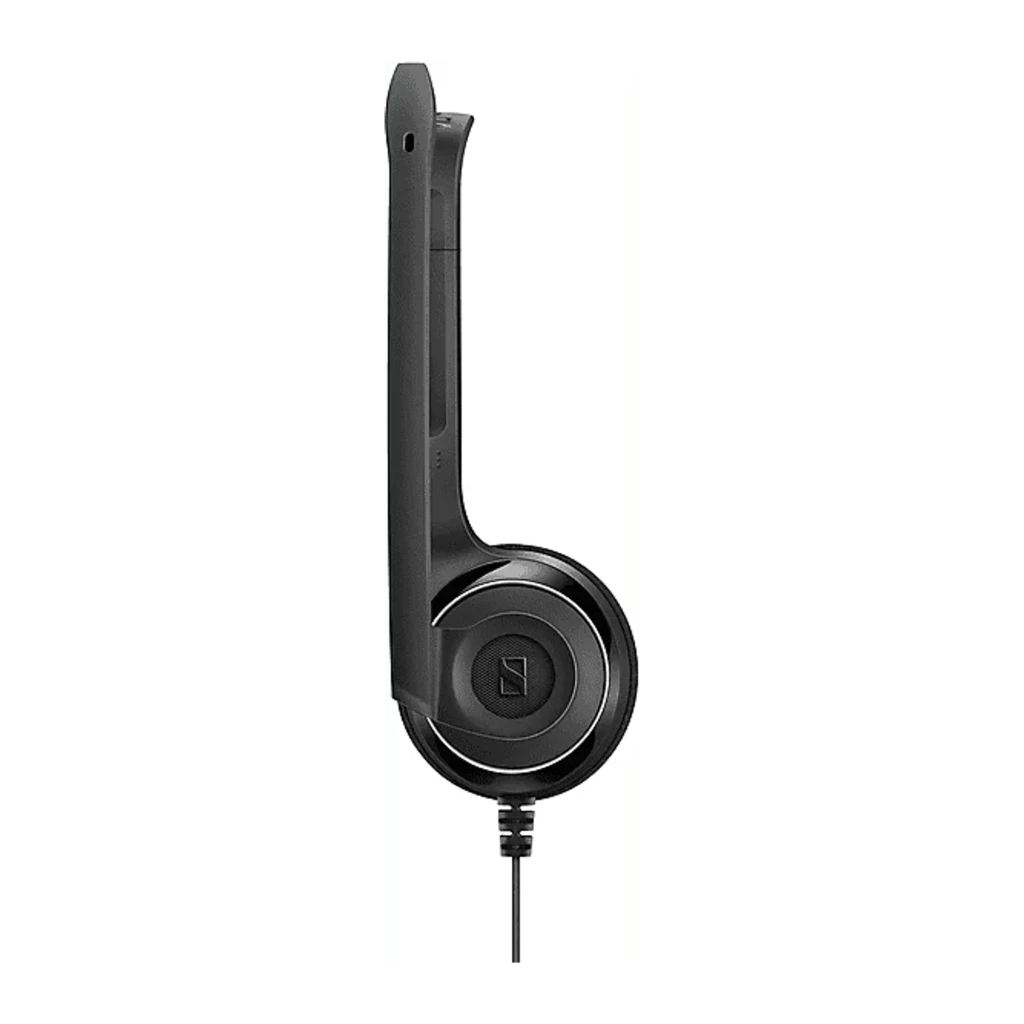 EPOS Auriculares PC 7 USB negro, vista lateral: auricular monoaural con micrófono flexible y almohadilla de espuma - Ítem3