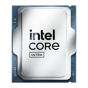 Intel Core Ultra 5 245KF LGA1851, vista frontal: IHS plateado con logotipo Intel Core Ultra centrado