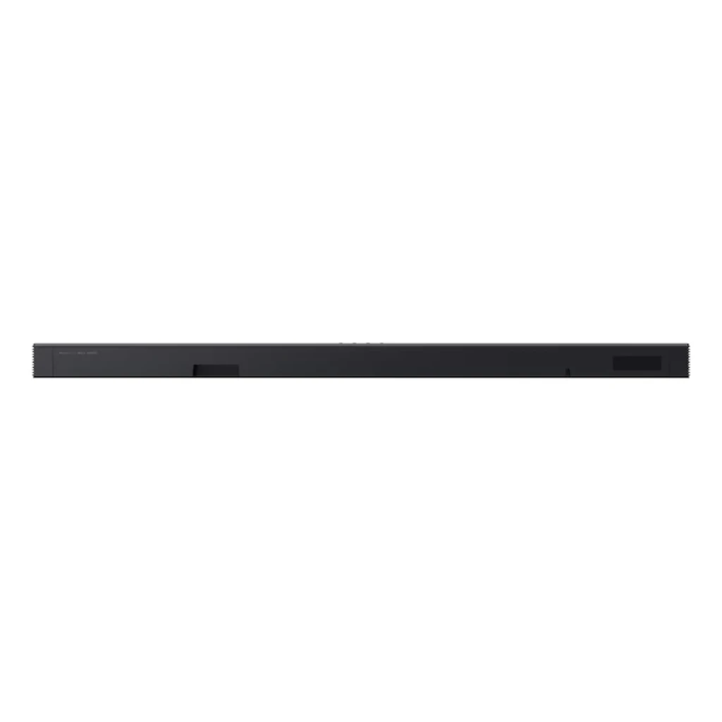 Samsung Barre de son HW-Q800F Noir, vue de face: barre allongée et caisson de basses sans fil noir à côté - Ítem4