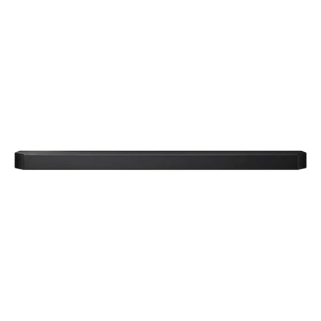 Samsung Barre de son HW-Q800F Noir, vue de face: barre allongée et caisson de basses sans fil noir à côté - Ítem5