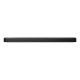 Samsung Barre de son HW-Q800F Noir, vue latérale: profil fin avec grille en tissu noir