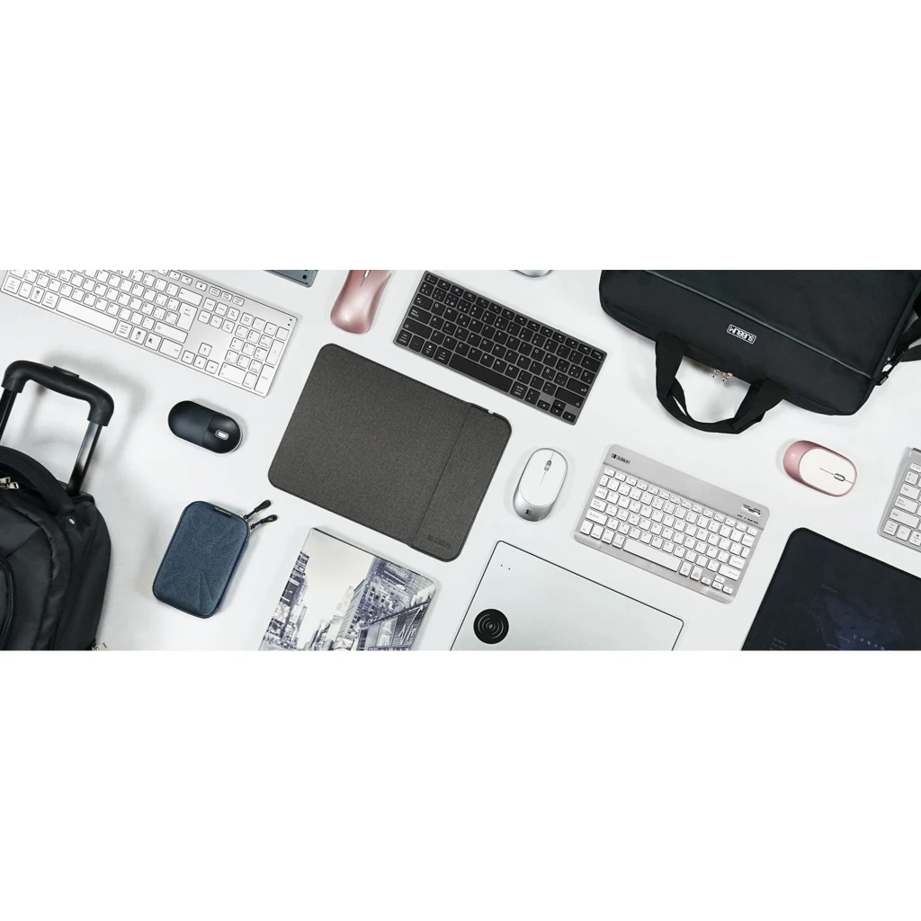 Ratón Subblim Wireless Mini Mouse 2.4GHz negro mate con laterales plateados, rueda texturizada metálica, clic silencioso y diseño compacto ergonómico - Ítem3