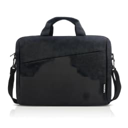 Lenovo Mala Casual Topload T210 15.6" Preto, vista frontal: alça superior, bolso dianteiro e alça tiracolo
