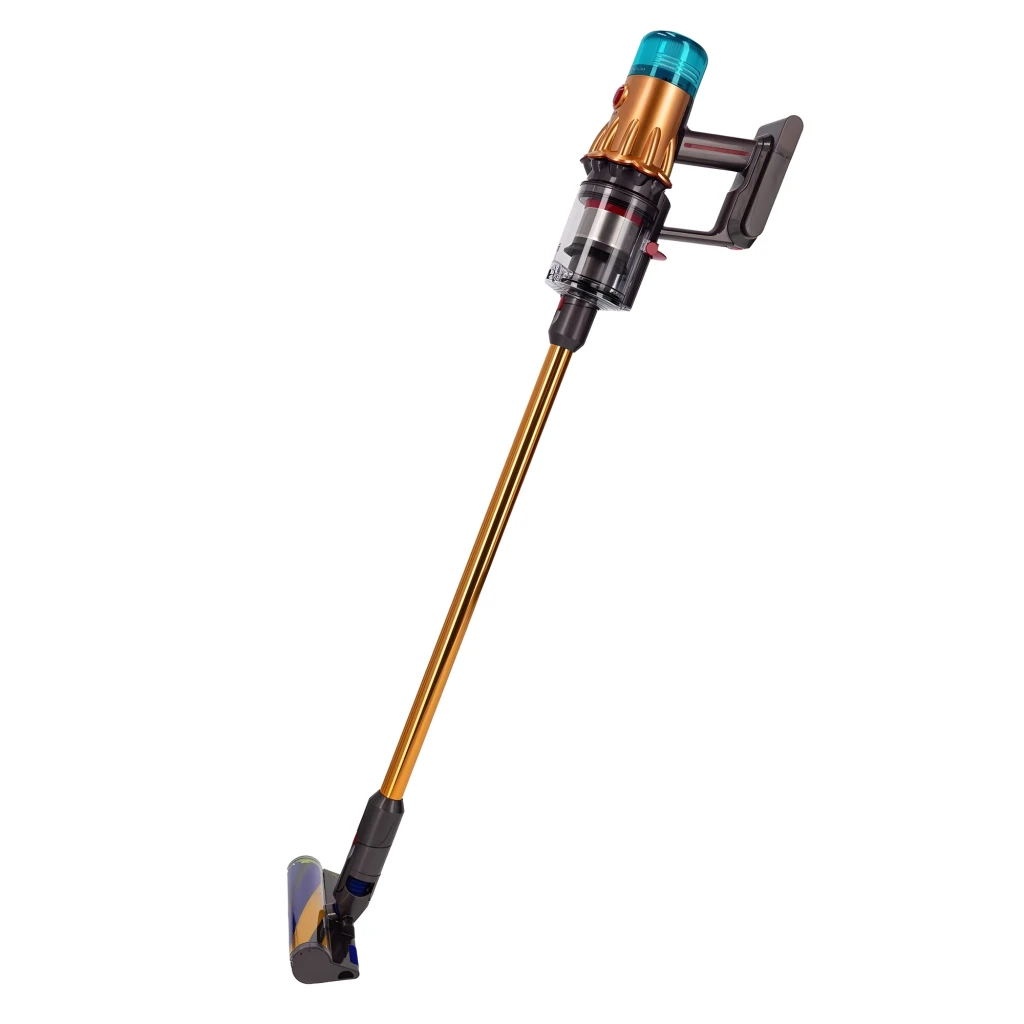 Dyson Aspirateur V12 Detect Slim Absolute or, accessoires: aspirateur en usage avec lumière laser et 7 accessoires inclus - Ítem2