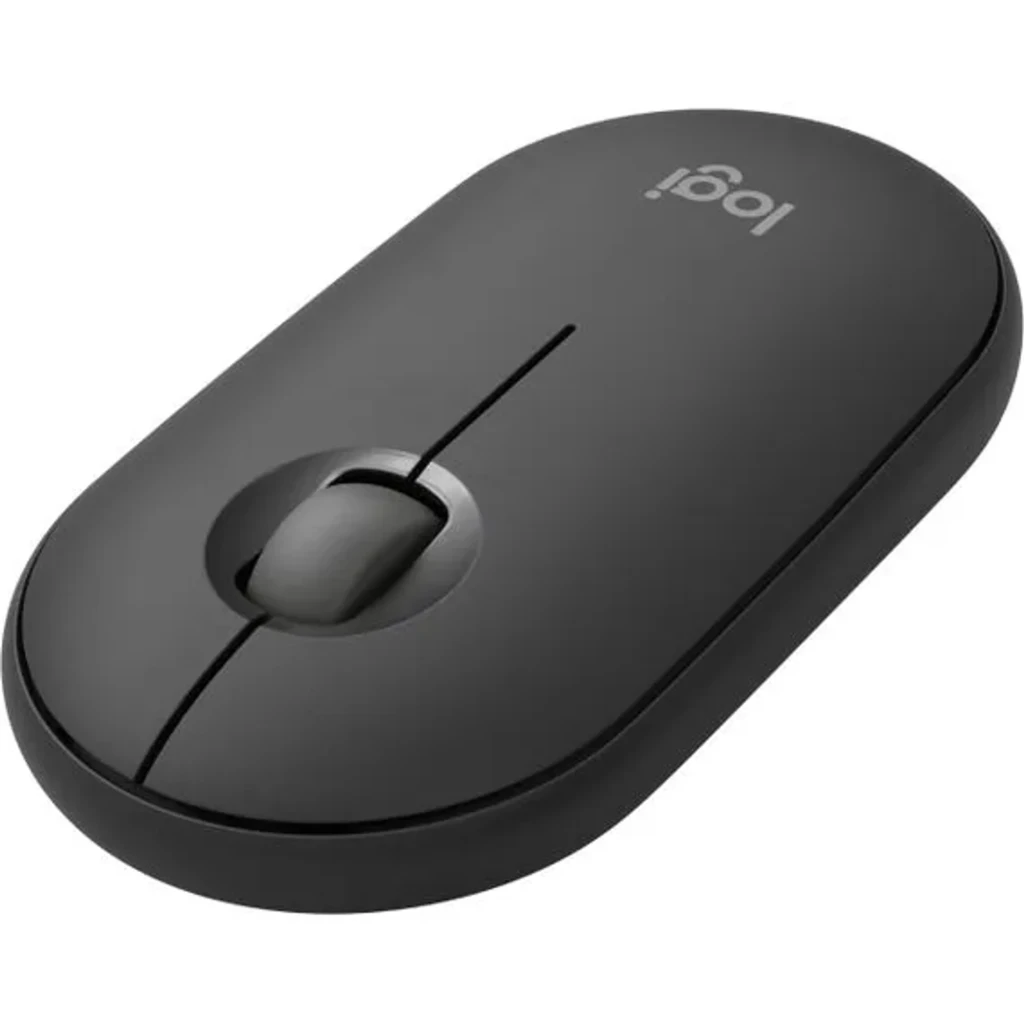 Logitech Pebble 2 Combo Graphite gris, vue de dessus: clavier compact à touches rondes et souris sans fil - Ítem3
