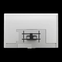 iggual SPTV18-L Full Motion negro, vista trasera: soporte articulado negro montado en parte trasera de TV